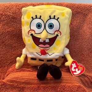 Ty Beanie Babies - SpongeBob SquarePants - Retired 2007 plush toy w/tags